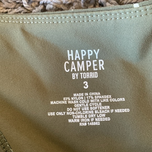 Torrid HAPPY CAMPER LOW-IMPACT WIRELESS LONGLINE ACTIVE SPORTS BRA Size 3 - Picture 9 of 16